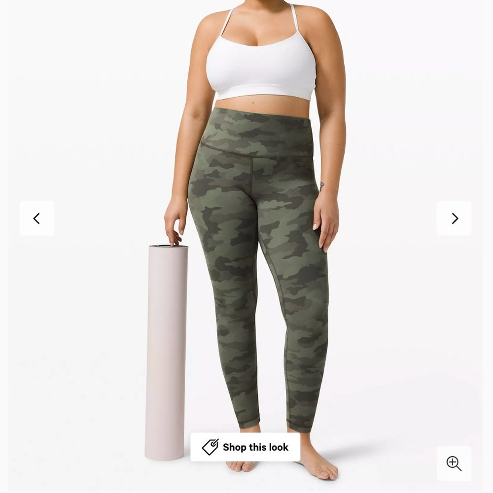 Lululemon 25" Align Leggings, Green Heritage Camo